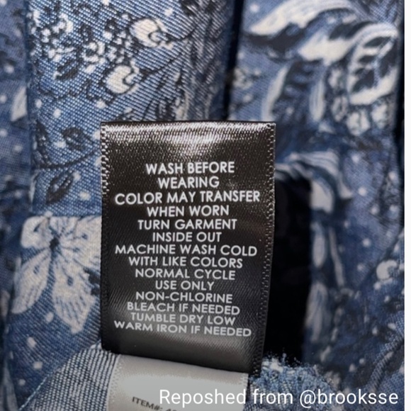 Torrid babydoll dress, 1x (14/16), Blue floral - Picture 4 of 4